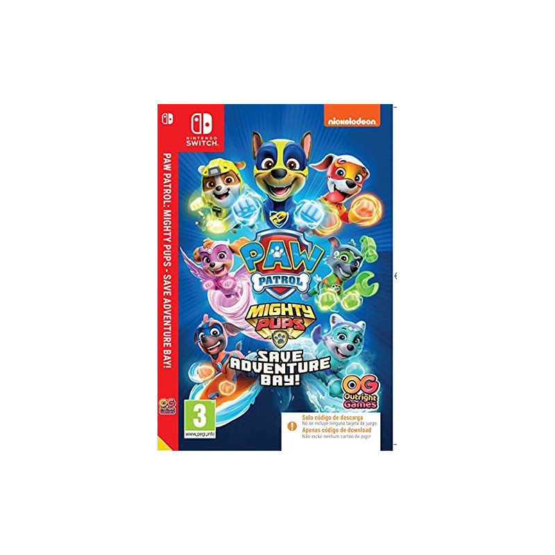 SW PAW PATROL: MIGHTY PUPS SAVE ADVENTURE BAY ! (CODIGO DE DESCARGA)