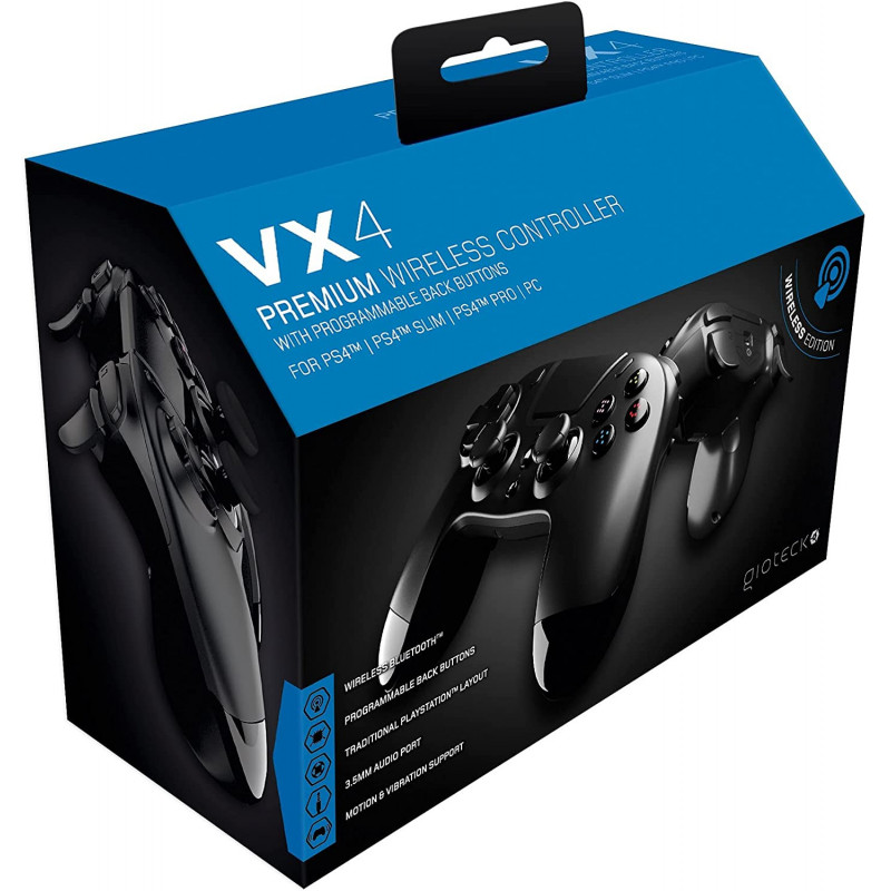 PS4 MANDO WIRELESS NEGRO GIOTECK VX4
