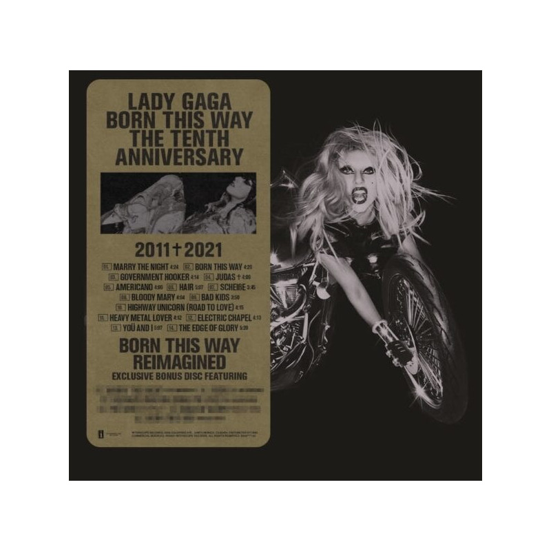 LADY GAGA - BORN THIS WAY THE TENTH ANNIVERSARY (CD)