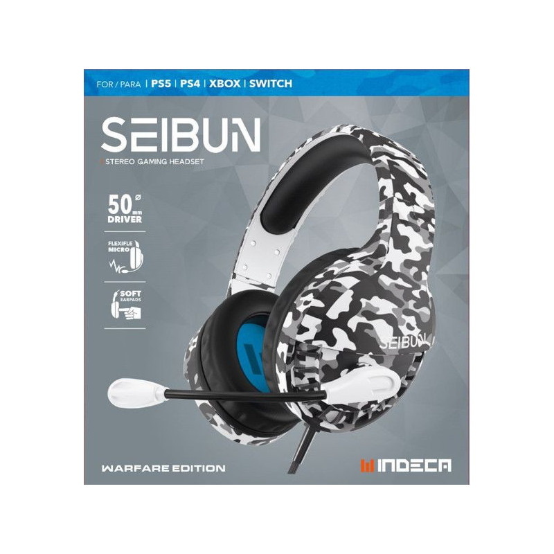 PS4 AURICULARES SEIBUN WARFARE EDITION INDECA