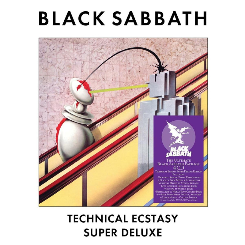 BLACK SABBATH - TECHNICAL ECSTASY (4 CD) BOX