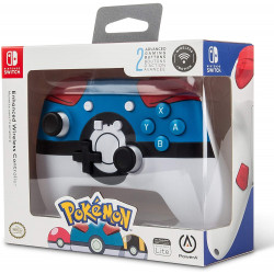 SW MANDO PRO WIRELESS POKEMON GREAT BALL BLUE POWER A