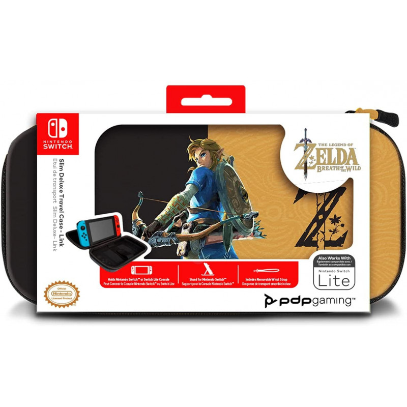 SW FUNDA TRANSPORTE DELUXE ZELDA BREATH OF THE WILD NEGRO/ORO PDP