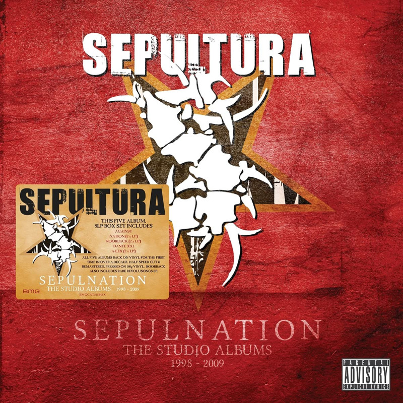 SEPULTURA - SEPULNATION - THE STUDIO ALBUMS 1998 - 2009 (8 LP-VINILO)