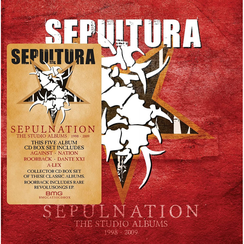 SEPULTURA - SEPULNATION - THE STUDIO ALBUMS 1998 - 2009 (5 CD)