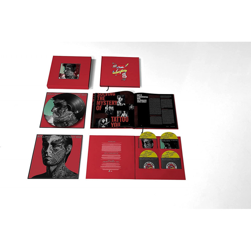 THE ROLLING STONES - TATTO YOU - 40TH ANNIVERSARY (4 CD + LP-VINILO 12") BOX SUPER DELUXE EDICIÓN LIMITADA