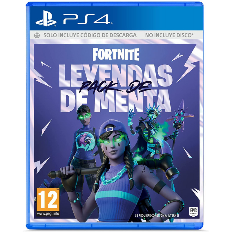 PS4 FORTNITE: PACK DE LEYENDAS DE MENTA