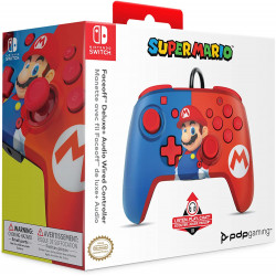 SW MANDO PRO CON CABLE SUPER MARIO BLUE/RED PDP