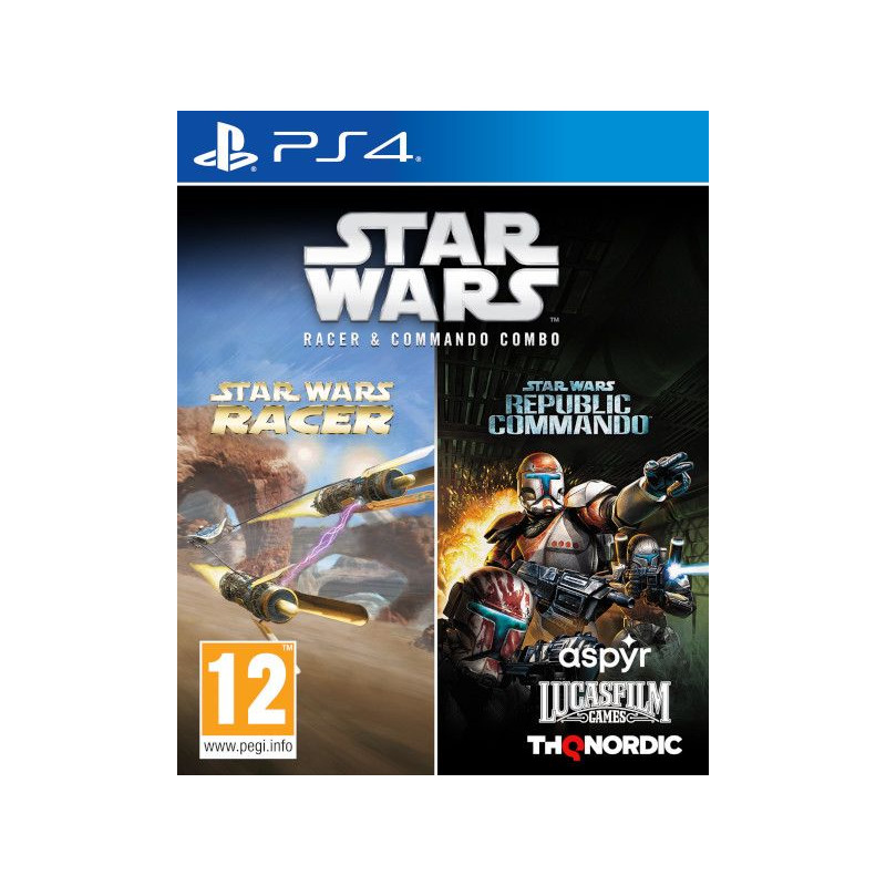 PS4 STAR WARS RACER & COMMANDO COMBO (STAR WARS RACER + STAR WARS REPUBLIC COMMANDO)