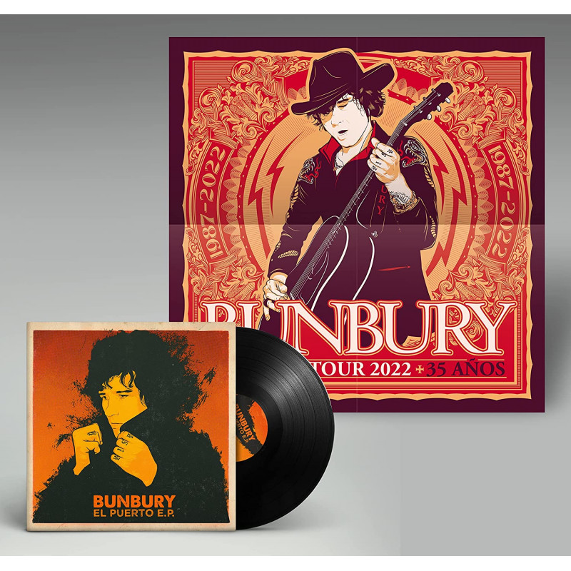 BUNBURY - EL PUERTO EP + POSTER (LP-VINILO)