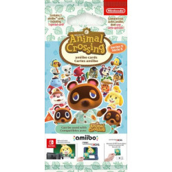 AMIIBO PACK 3 TARJETAS AMIIBO ANIMAL CROSSING (SERIE 5)