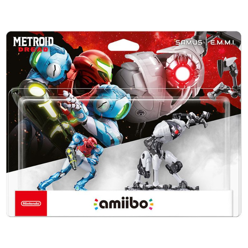 AMIIBO FIGURA METROID DREAD: SAMUS & E.M.M.I. (PACK 2 EN 1)