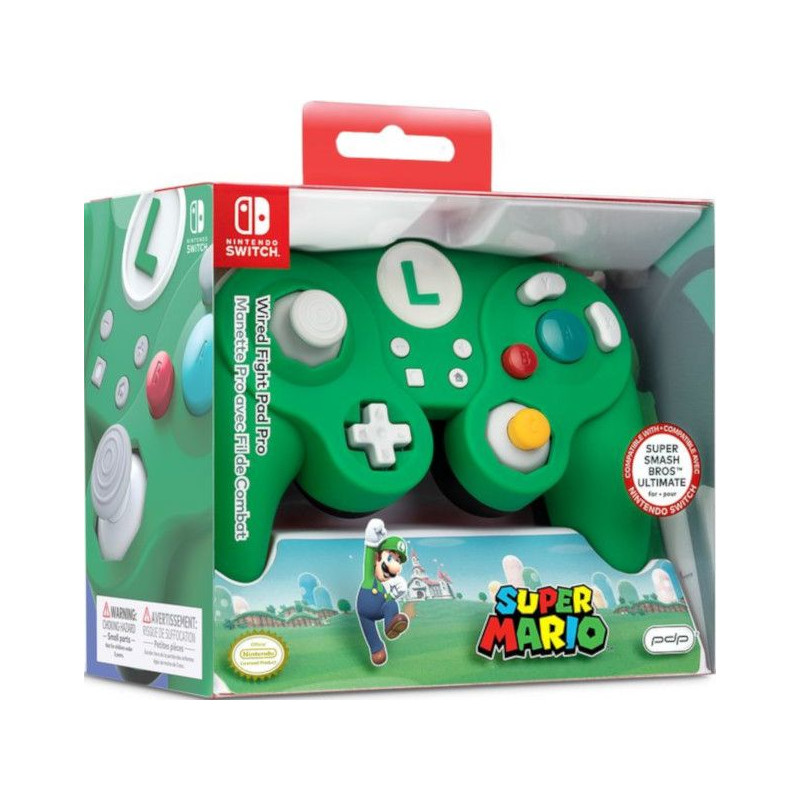 SW MANDO WIRED FIGHT PAD PRO VERDE EDICION LUIGI