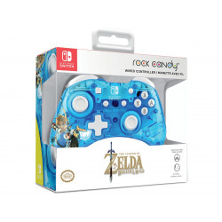 SW MANDO PRO CON CABLE  ZELDA BREATH OF THE WILD BLUE ROCK CANDY