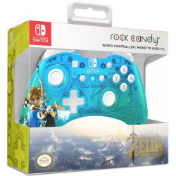 SW MANDO PRO CON CABLE  ZELDA BREATH OF THE WILD BLUE ROCK CANDY