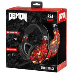 PS4 HEADSET STARTER PACK  DEMON INDECA