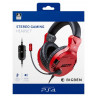 PS4 AURICULARES ROJO BIGBEN