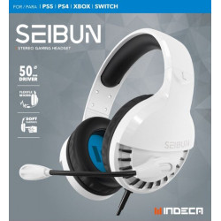 PS5 AURICULARES SEIBUN BLANCO INDECA