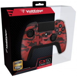 PS4 MANDO WIRELESS CAMO RED VOLTEDGE CX50