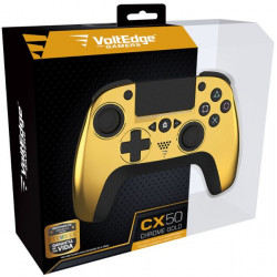 PS4 MANDO WIRELESS CHROME GOLD VOLTEDGE CX50