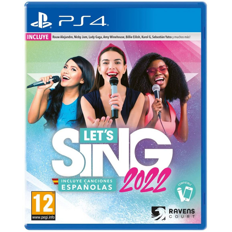 PS4 LET'S SING 2022 (INCLUYE CANCIONES EN ESPAÑOL)