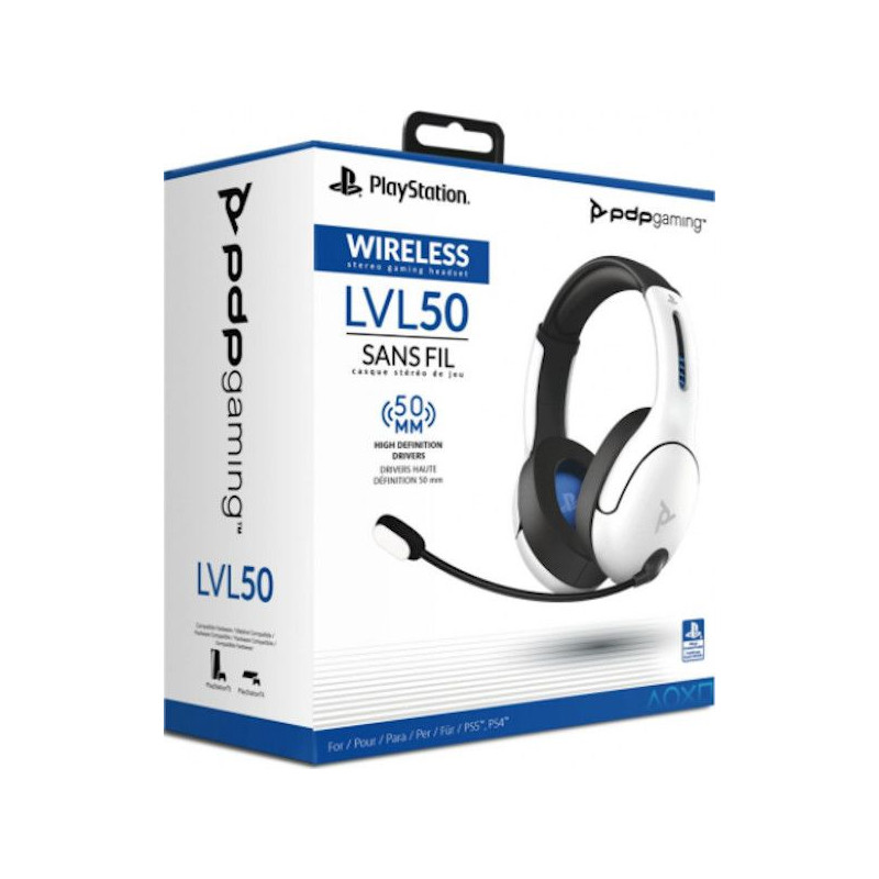 PS5 AURICULARES LVL 50 WIRELESS BLANCO CAMO PDP