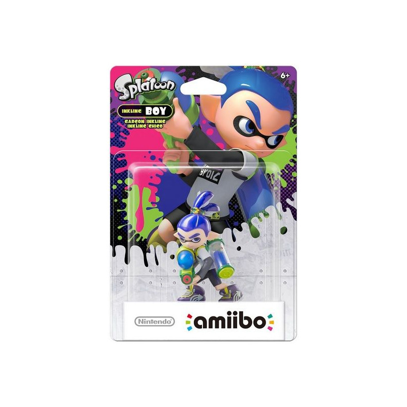 AMIIBO FIGURA SPLATOON INKLING BOY