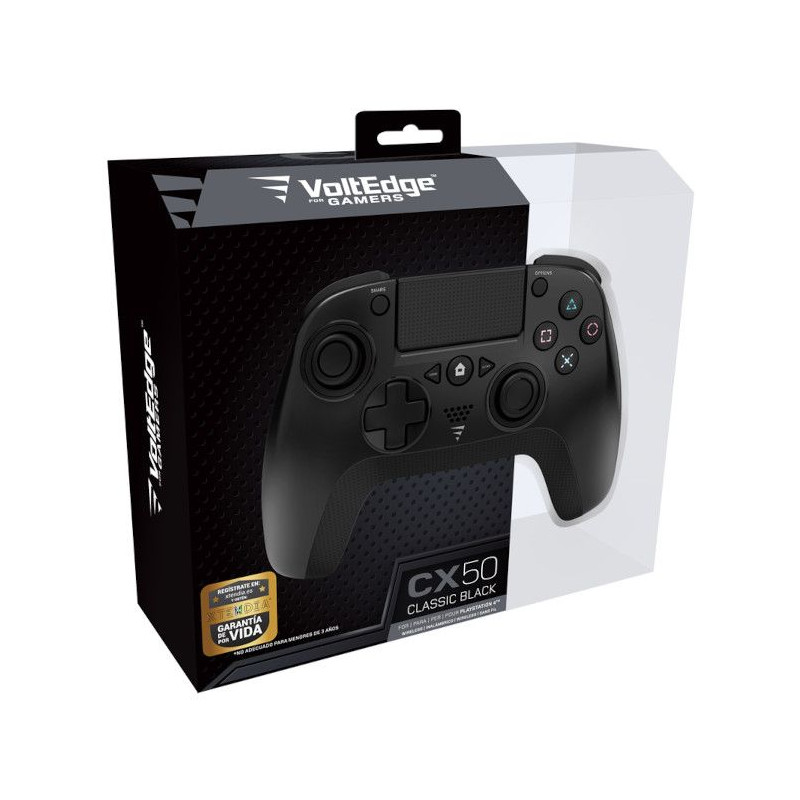 PS4 MANDO WIRELESS CLASSIC BLACK VOLTEDGE CX50