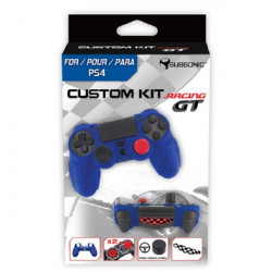 PS4 FUNDA SILICONA + GRIPS RACING GT SUBSONIC