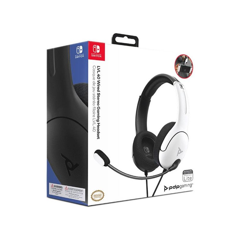 SW AURICULARES LVL 40 BLANCO/NEGRO PDP