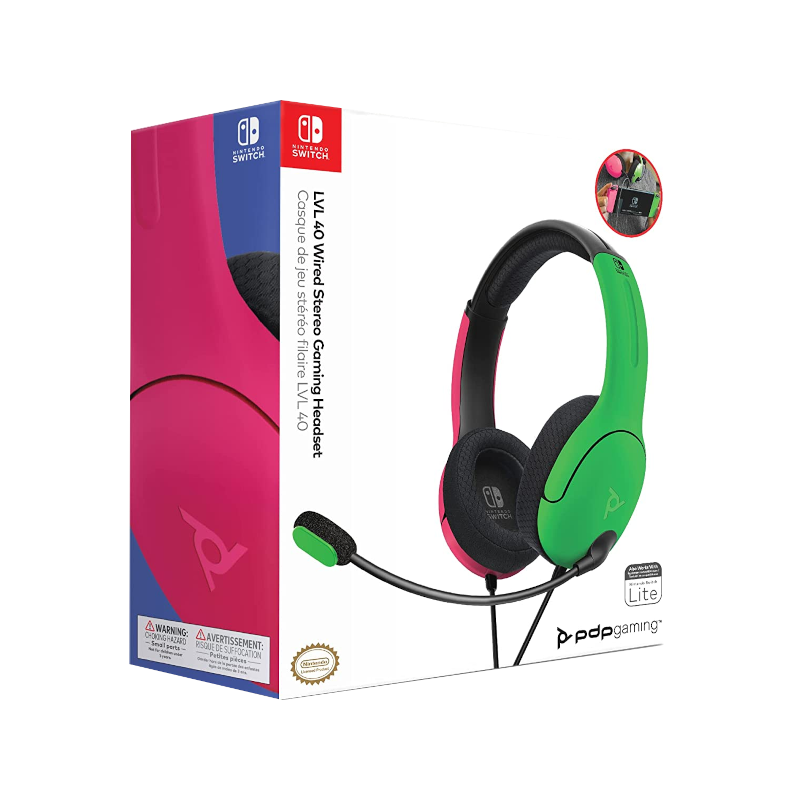 SW AURICULARES LVL 40 VERDE/ROSA PDP