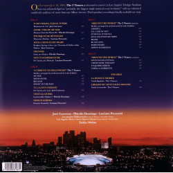 LOS 3 TENORES EN CONCIERTO 1994 - CARRERAS/DOMINGO/PAVAROTTI (2 LP-VINILO)
