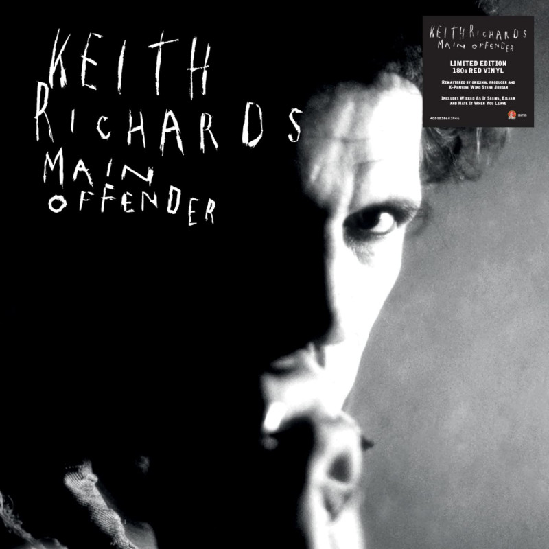 KEITH RICHARDS - MAIN OFFENDER (LP-VINILO) ROJO
