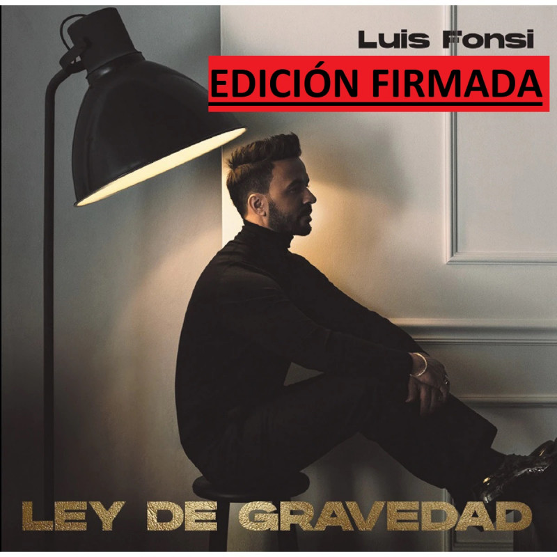 LUIS FONSI - LEY DE GRAVEDAD (CD) EDICIÓN FIRMADA
