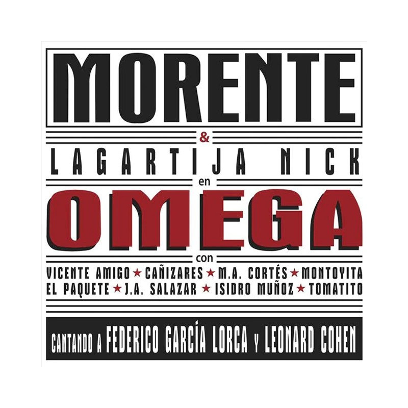 ENRIQUE MORENTE & LAGARTIJA NICK - OMEGA (2 LP-VINILO)