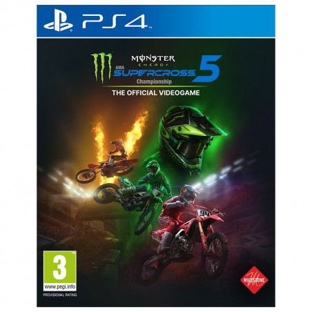 PS4 MONSTER ENERGY SUPERCROSS 5: THE OFFICIAL VIDEOGAME