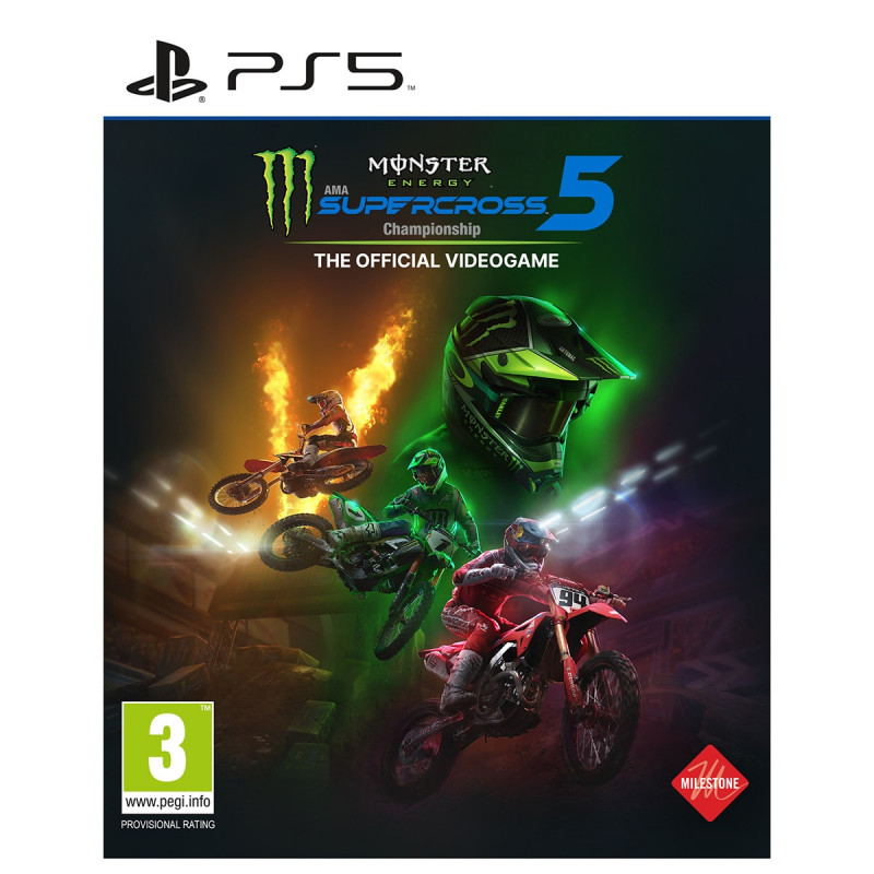 PS5 MONSTER ENERGY SUPERCROSS 5: THE OFFICIAL VIDEOGAME