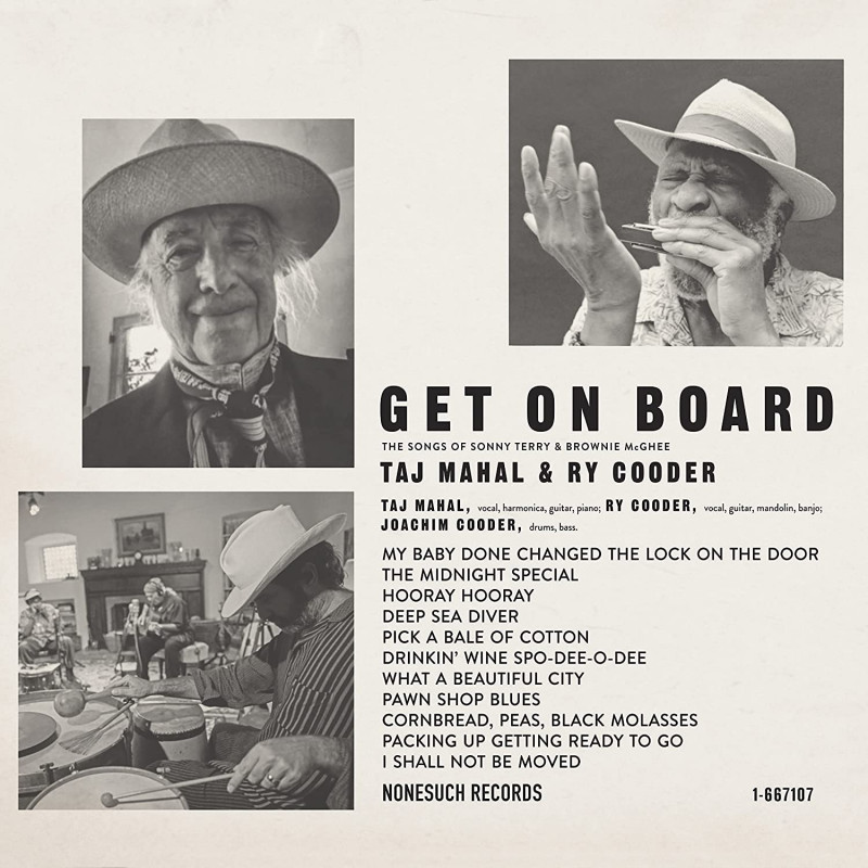 TAJ MAHAL & RY COODER - GET ON BOARD (CD)