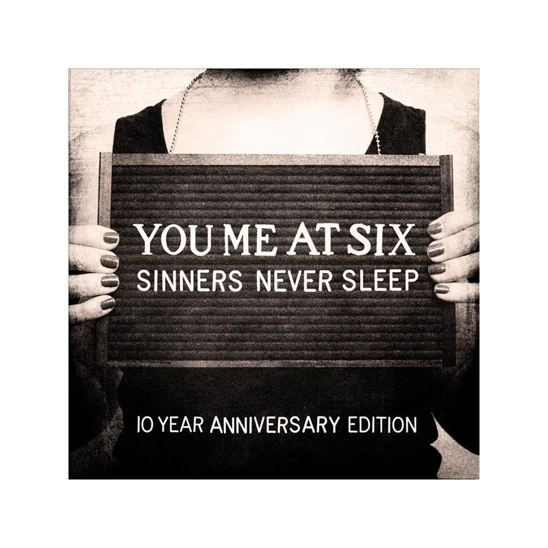 YOU ME AT SIX - SINNER NEVER SLEEP (10TH ANNIVERSARY) (LP-VINILO)