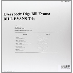 BILL EVANS TRIO - EVERYBODY DIGS (LP-VINILO) TRANSPARENTE