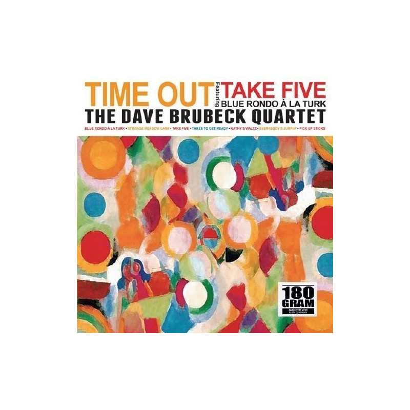 DAVE BRUBECK QUARTET - TIME OUT (LP-VINILO) TRANSPARENTE