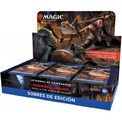 MAGIC BATALLA POR PUERTA DE BALDUR LEYENDAS DE COMMANDER DUNGEONS & DRAGONS SOBRES DE EDICIÓN