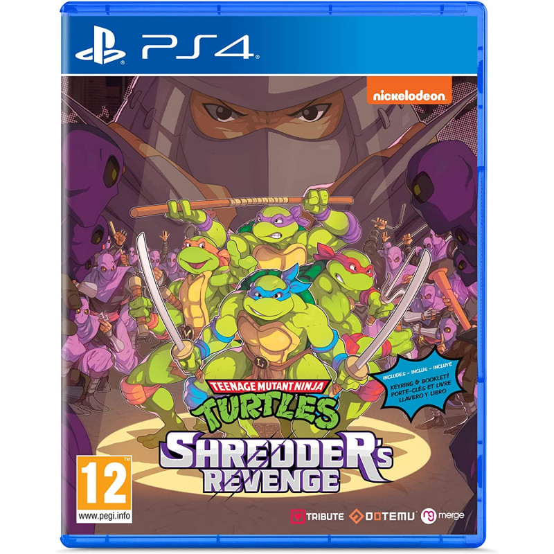 PS4 TEENAGE MUTANT NINJA TURTLES: SHREDDER'S REVENGE (INCLUYE LLAVERO Y LIBRO)