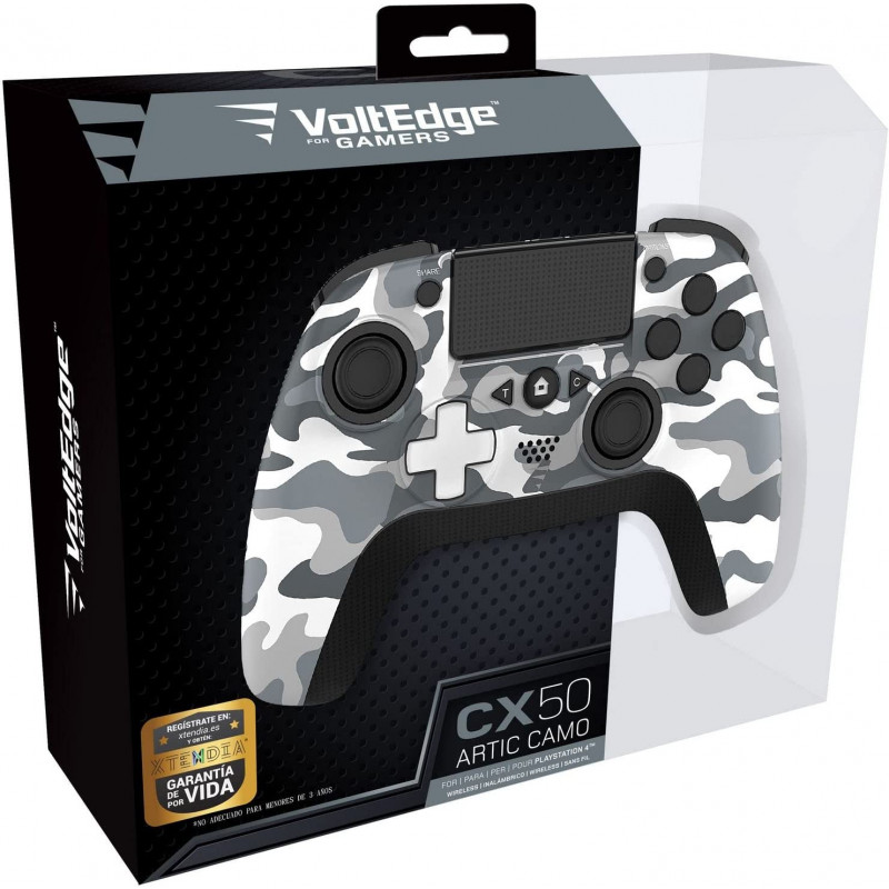 PS4 MANDO WIRELESS ARTIC CAMO VOLTEDGE CX50