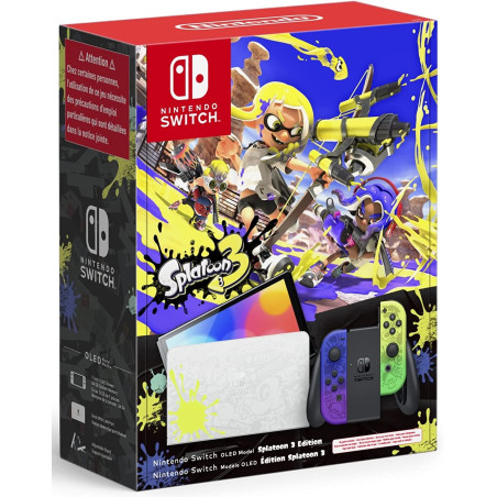 SW CONSOLA NINTENDO SWITCH OLED - SPLATOON 3 EDICIÓN LIMITADA