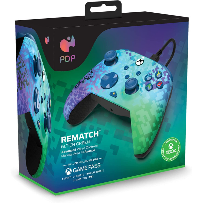 XS MANDO CON CABLE REMATCH GLITCH GREEN PDP