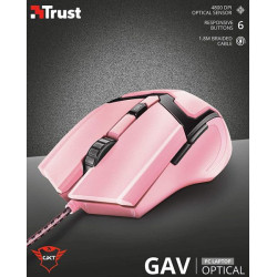 PC RATON OPTICO GAV GXT 101P PINK TRUST