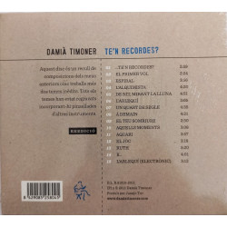DAMIÀ TIMONER - TE'N RECORDES? (CD)