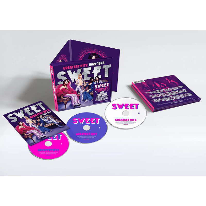 SWEET - GREATEST HITZ! THE BEST OF SWEET 1969-1978 (3 CD)