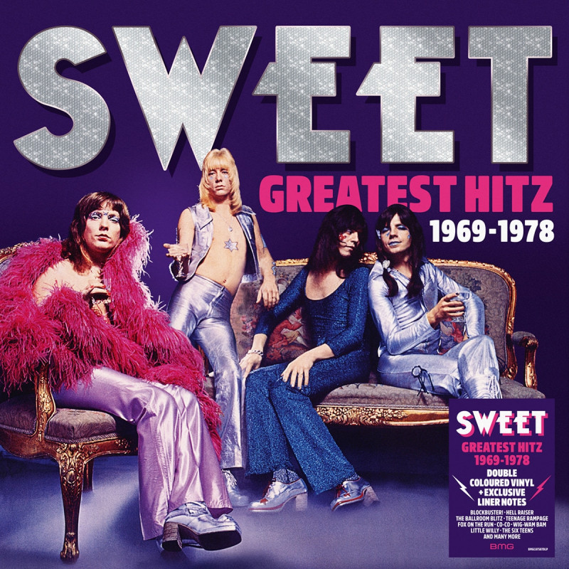 SWEET - GREATEST HITZ! THE BEST OF SWEET 1969-1978 (2 LP-VINILO) COLOR